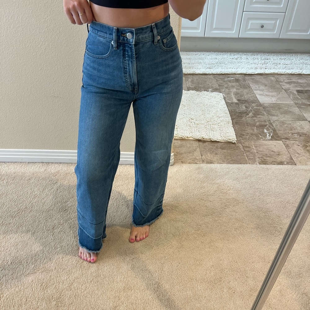 Everlane Blue Straight Leg Jeans